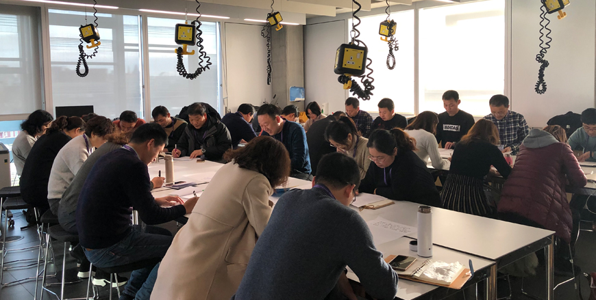 扬州市中小学教学名师高级研修班来英培训报道四