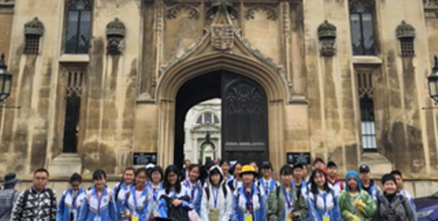 High school students from Tianjin started a short term immersion programme in Cheshire College